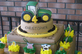 Tractor cake