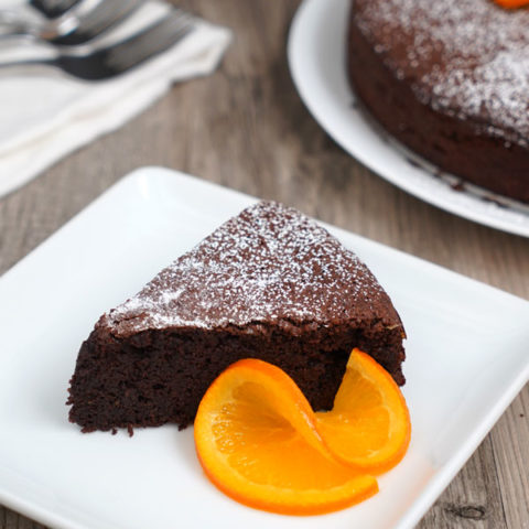 Flourless Chocolate Orange Cake