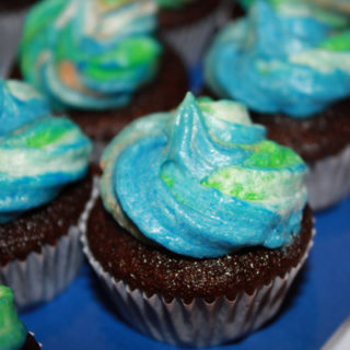 earth day cupcake