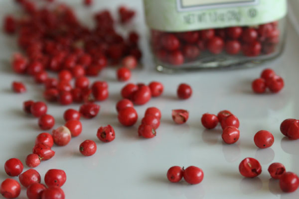 Pink Peppercorns in Desserts