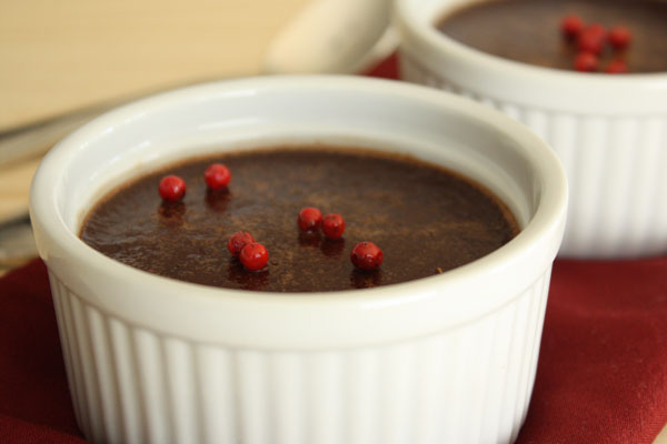 Candied pink peppercorns