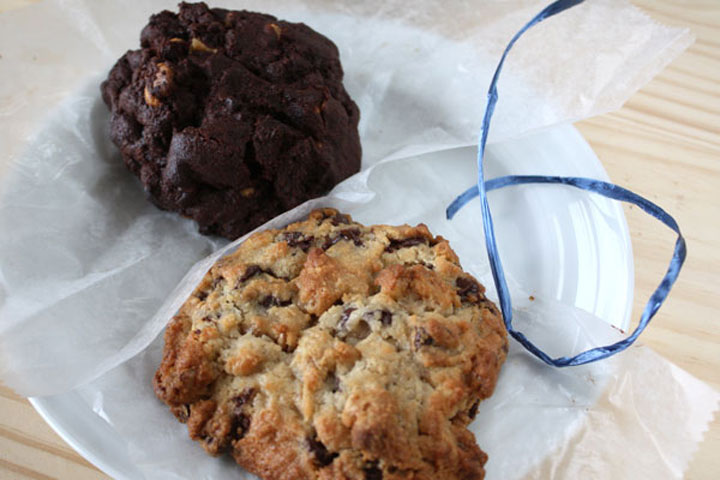 Cookies from Levain Bakery.