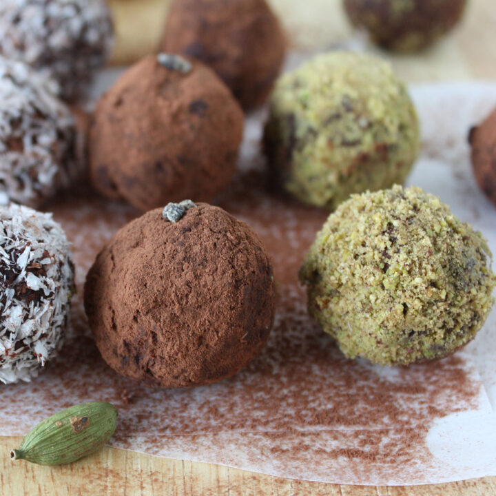 Cardamom Chocolate Truffles