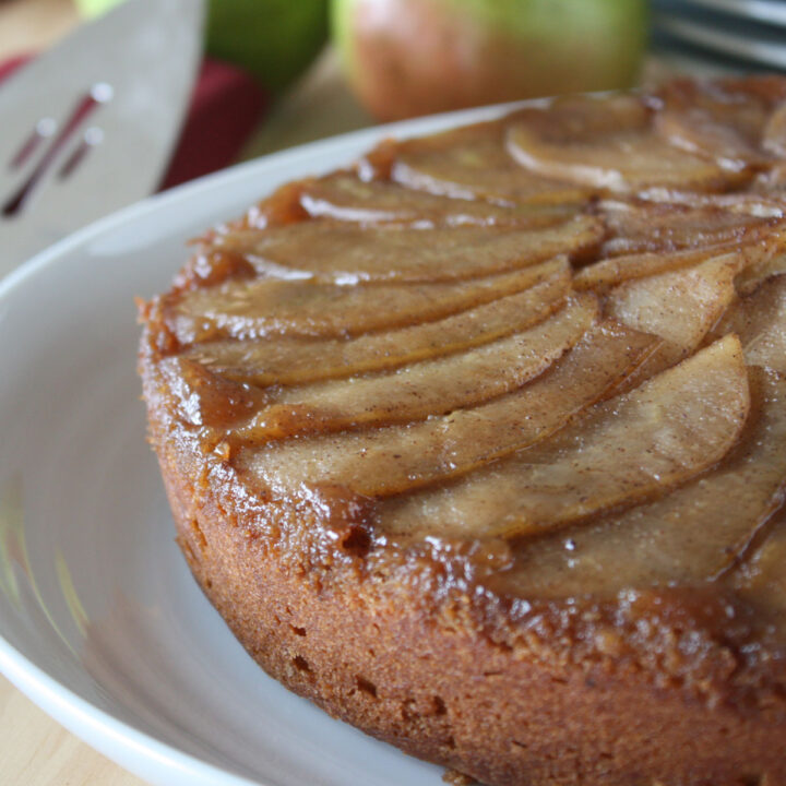 Spiced Pear Upside Down Cake