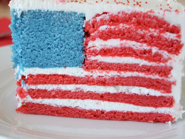 Image for How To Make A Hidden Flag Cake