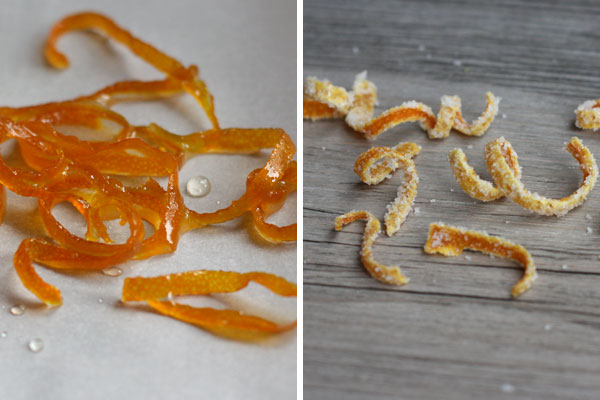 candied orange peels recipe – use real butter