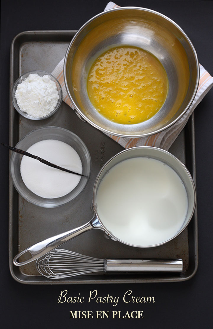 Ingredients for Pastry Cream