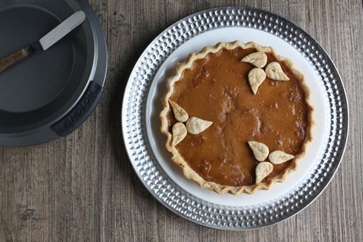 Caramel Walnut Pumpkin pie