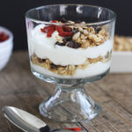 yogurt parfait with fage, goji, granola