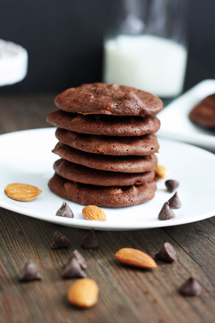 Flourless Mocha Almond Fudge Cookies. These cookies are a coffee and chocolate lovers delight! They are gluten free too!