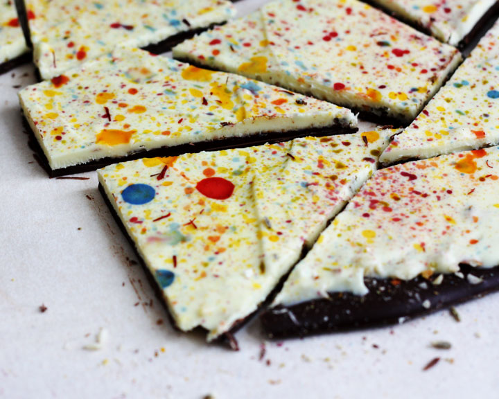 Holi Chocolate Bark