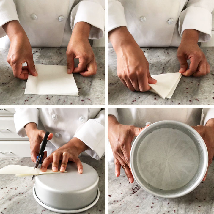 How to line a cake pan with paper