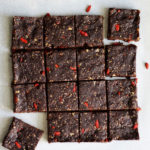 No Bake Healthy Brownie-loaded with superfoods and contain no refined sugar, butter or eggs!