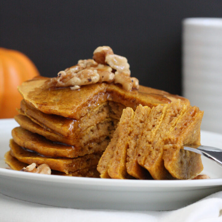 Whole Wheat Pumpkin Pancakes