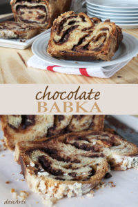 Chocolate Babka is an irresistable yeasted cake filled with chocolate and cinnamon. It takes a bit of time to bake but it is totally worth the wait!