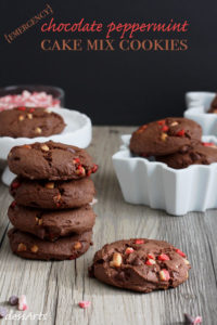 Cake mix cookies are easy to make. These chocolate peppermint cookies only need one bowl and takes less than 15 minutes to prep. But wait, is there a catch?  Read the hard truth about cake mix cookies.