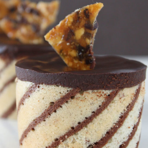 Mini Chocolate Hazelnut Mousse Entremet DessArts