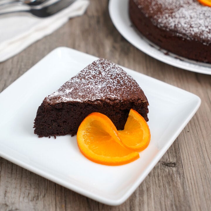 Flourless Chocolate Orange Cake