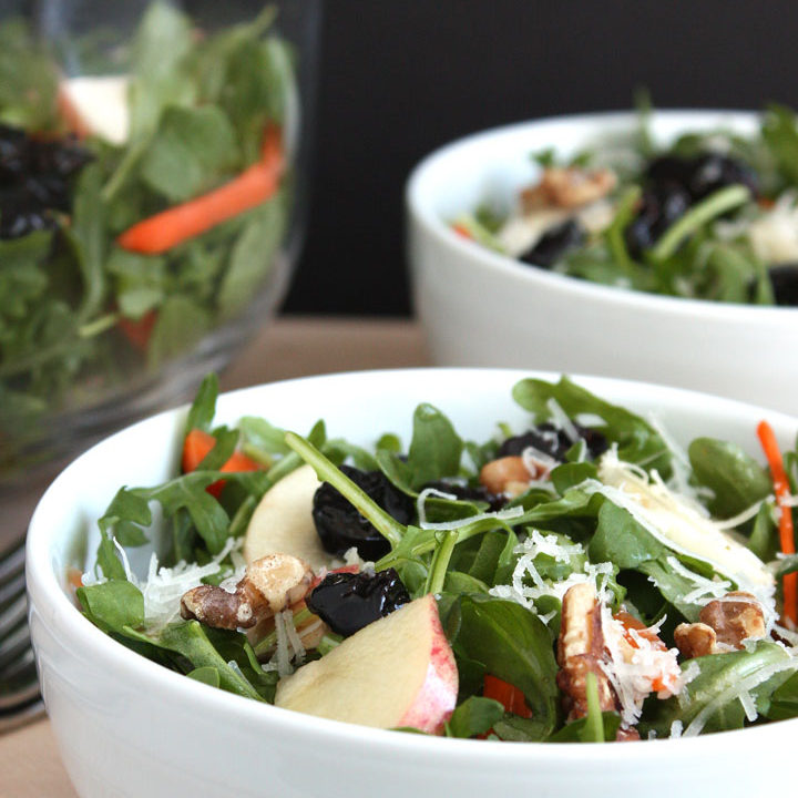 Fall Arugula and Apple Salad