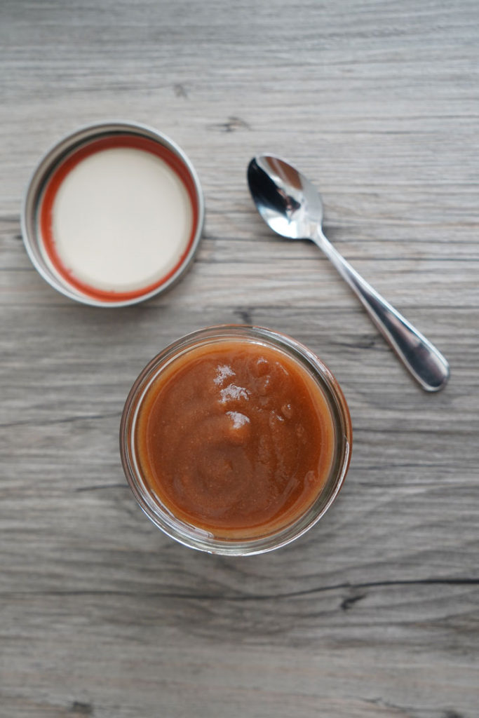 Tamarind paste in a jar.