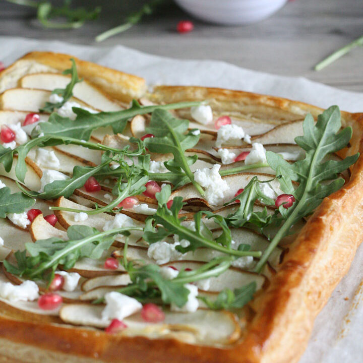 Pear and Goat Cheese Tart