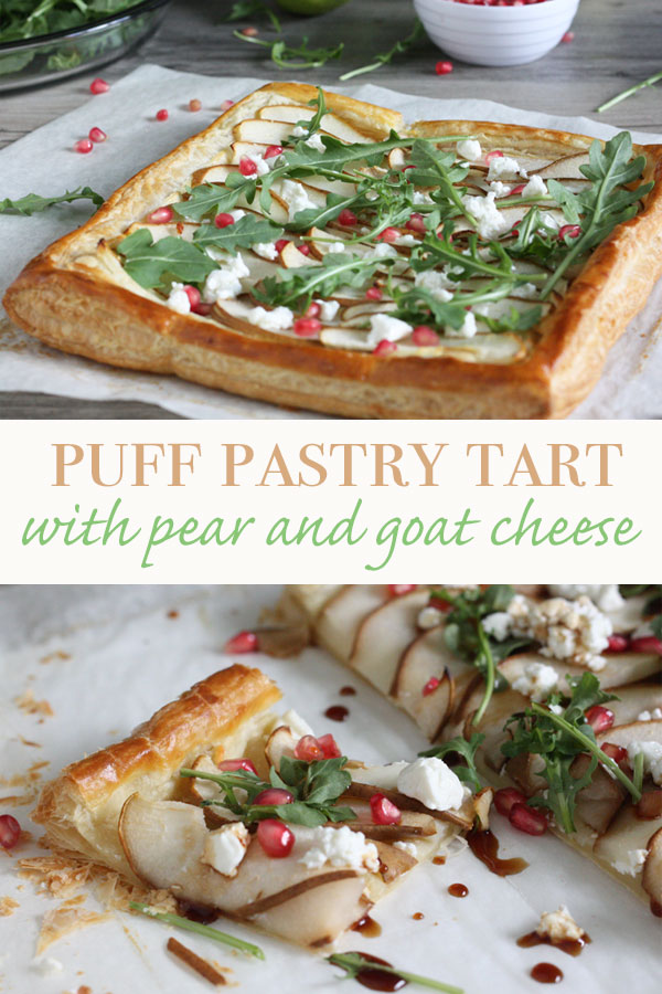 Pear and Goat Cheese Tart DessArts