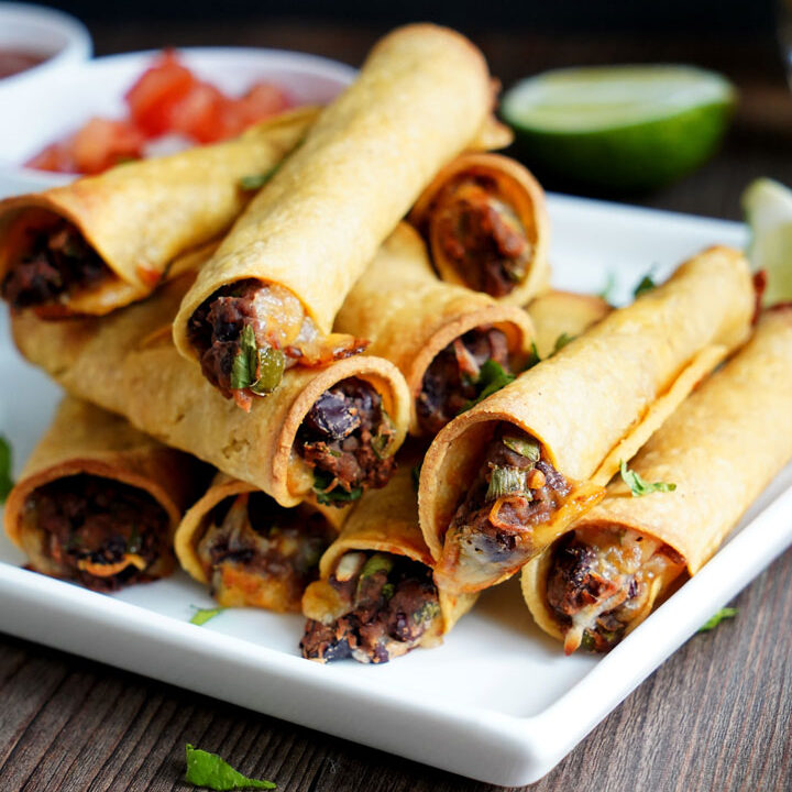 Bean and Cheese Taquitos