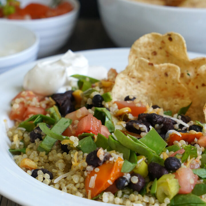 Quinoa Burrito Bowl