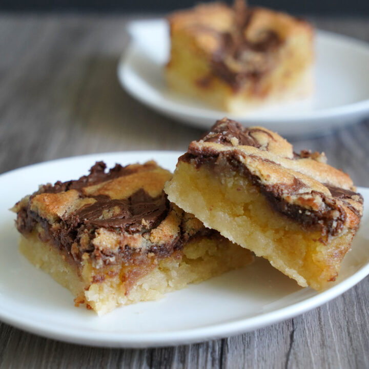 Nutella Frangipane Bars