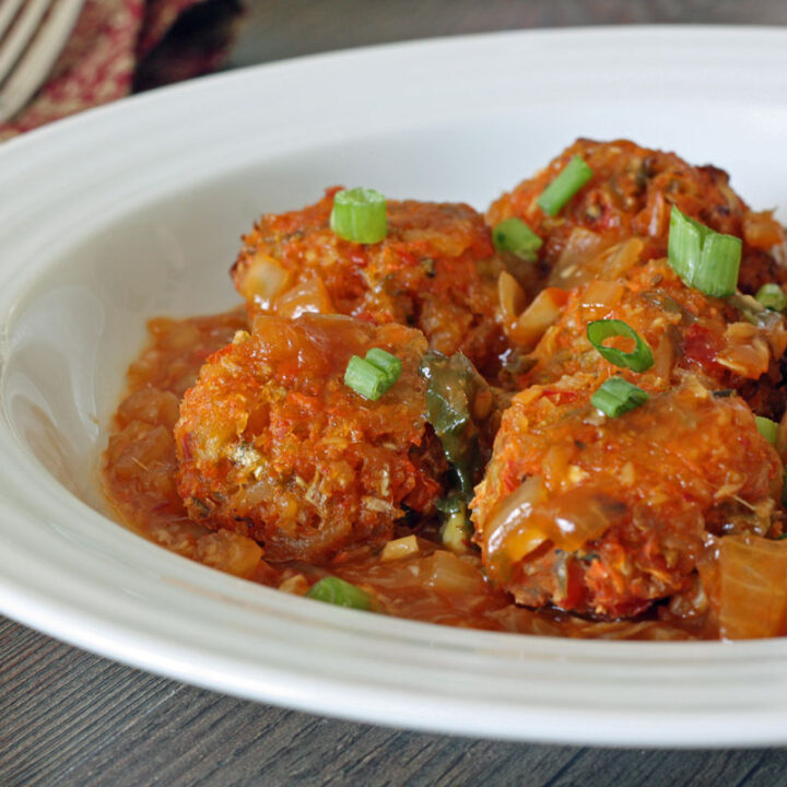 Baked Cabbage Manchurian