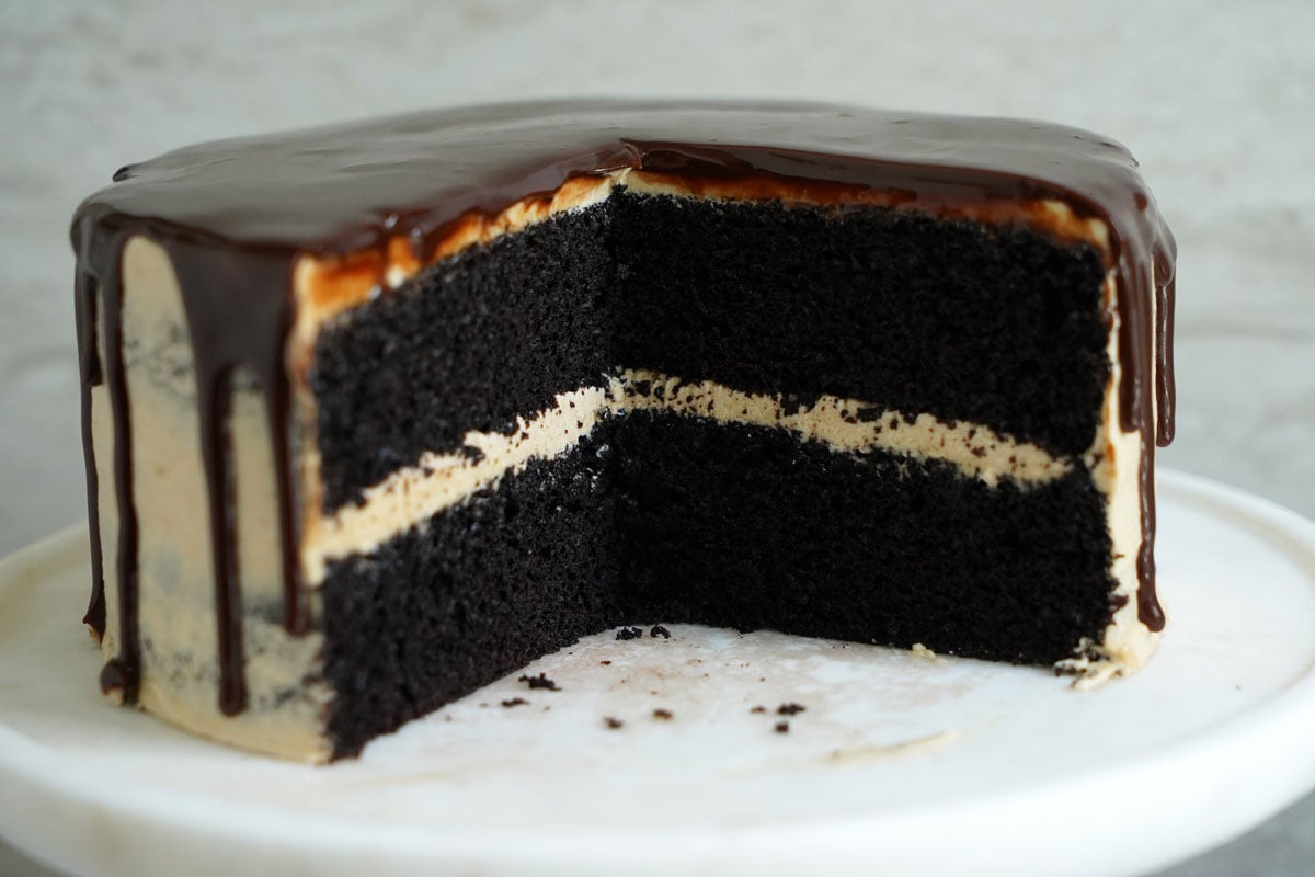 Mexican Chocolate Cake with Espresso Frosting DessArts