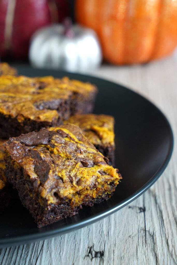 Pumpkin Brookie close up.