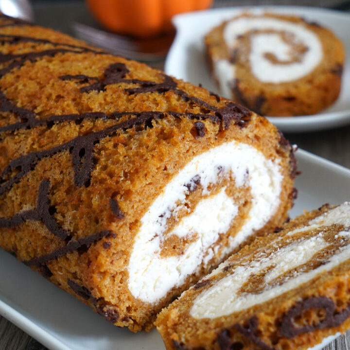 Decorated Pumpkin Roll