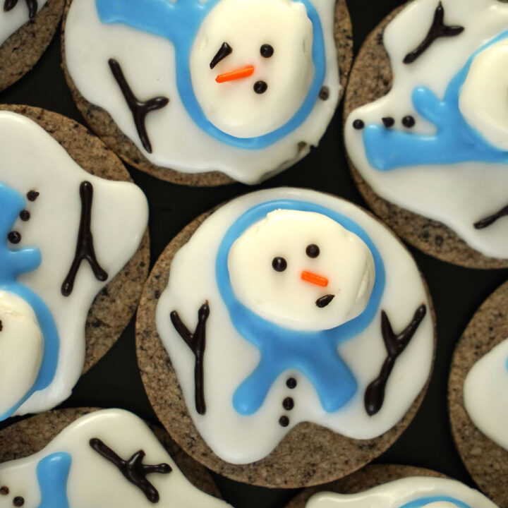 Melted Snowman Cookies