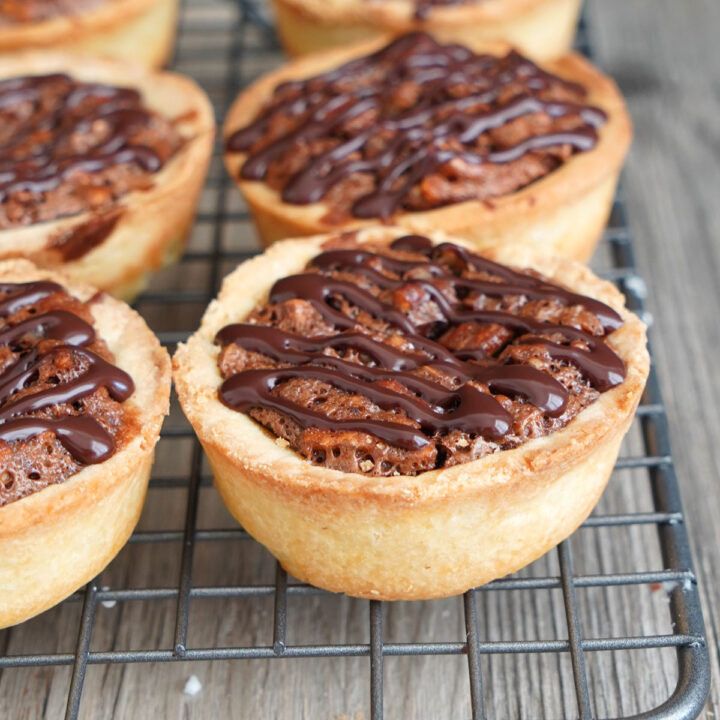 Mini Chocolate Pecan Pies
