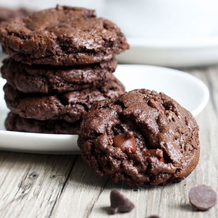 Double Chocolate Vegan Cookies