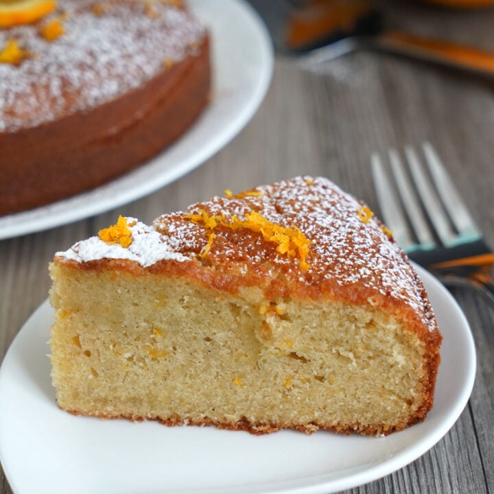 Orange Cardamom Olive Oil Cake