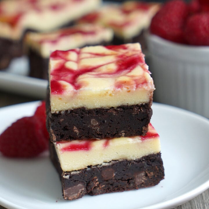 Raspberry Cheesecake Brownies